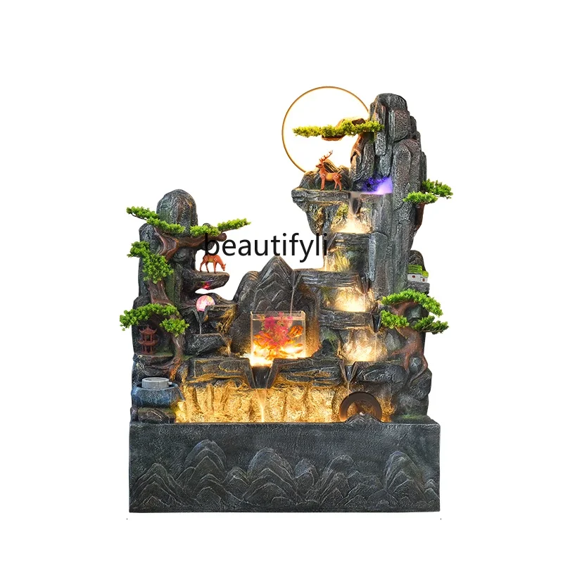 Rockery Loop Water Fountain Decoration Lucky Fengshui Wheel Fish Pond Courtyard Hall Balcony Office
Rockery Loop Water Fountain Decoration Lucky Fengshui Wheel Fish Pond Courtyard Hall Balcony Office
