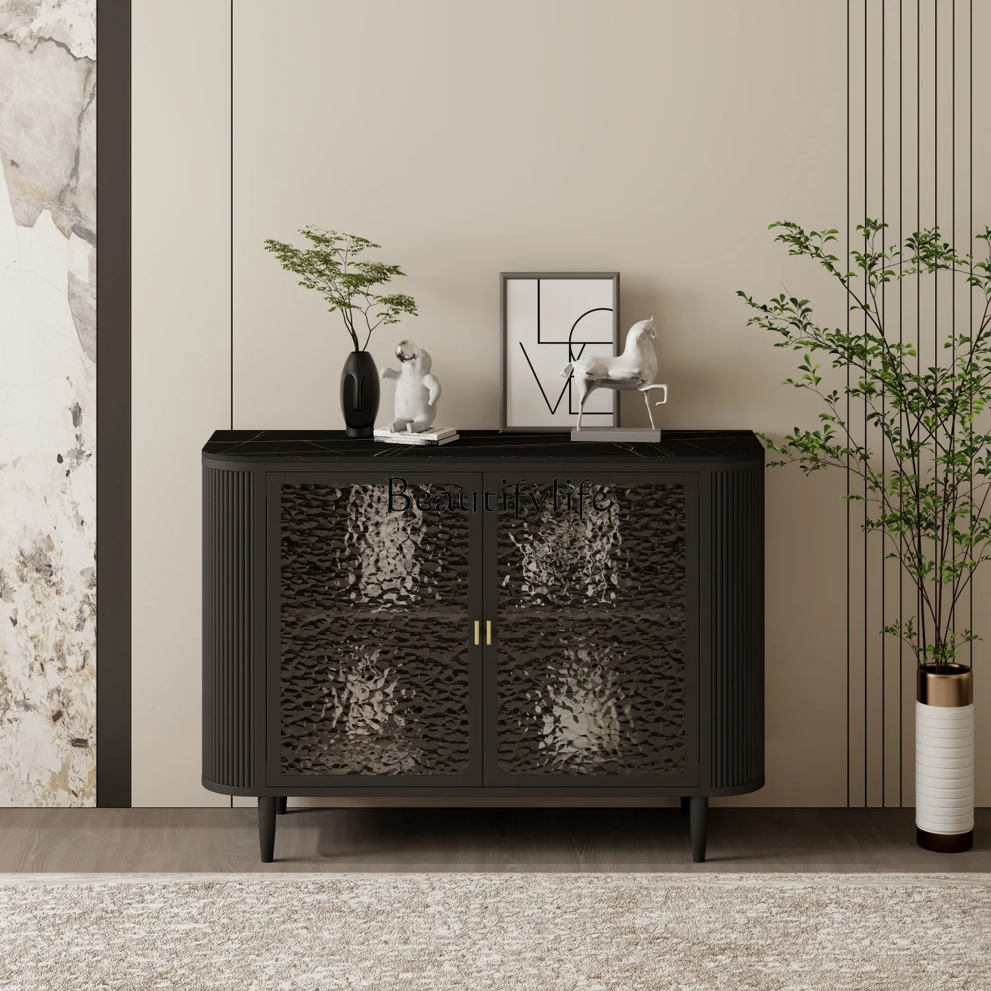 Rock slab dining side cabinet Modern simple hotel restaurant tea living room storage display side cabinet
Rock slab dining side cabinet Modern simple hotel restaurant tea living room storage display side cabinet