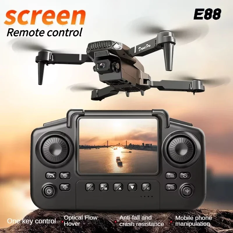 New Professinal With 1080P Wide Angle E88Pro RC Drone 4K Dual HD Camera Foldable RC Helicopter WIFI FPV Height Hold RC Toy Gifts
New Professinal With 1080P Wide Angle E88Pro RC Drone 4K Dual HD Camera Foldable RC Helicopter WIFI FPV Height Hold RC Toy Gifts