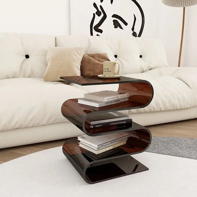 Acrylic bedside table Internet celebrity bookshelf Nordic home living room sofa edge several personalities
Acrylic bedside table Internet celebrity bookshelf Nordic home living room sofa edge several personalities