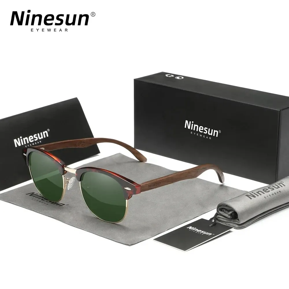 Ninesun, эксклюзивный дизайн, ореховые деревянные солнцезащитные очки, мужские, поляризационные, женские, без оправы, UV400, защита, ретро очки
Ninesun, эксклюзивный дизайн, ореховые деревянные солнцезащитные очки, мужские, поляризационные, женские, без оправы, UV400, защита, ретро очки