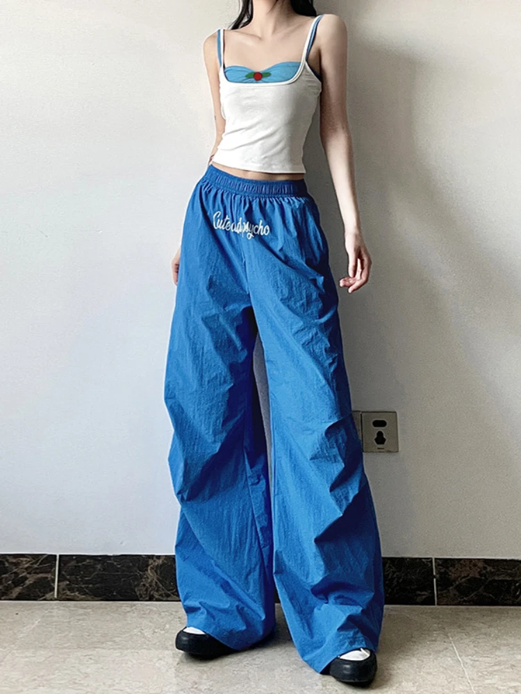 HOUZHOU Streetwear Women Cargo Pants Y2k Letter Print Loose Casual Baggy Wide Leg Pants Korean Fashion Black Sweatpants
HOUZHOU Streetwear Women Cargo Pants Y2k Letter Print Loose Casual Baggy Wide Leg Pants Korean Fashion Black Sweatpants