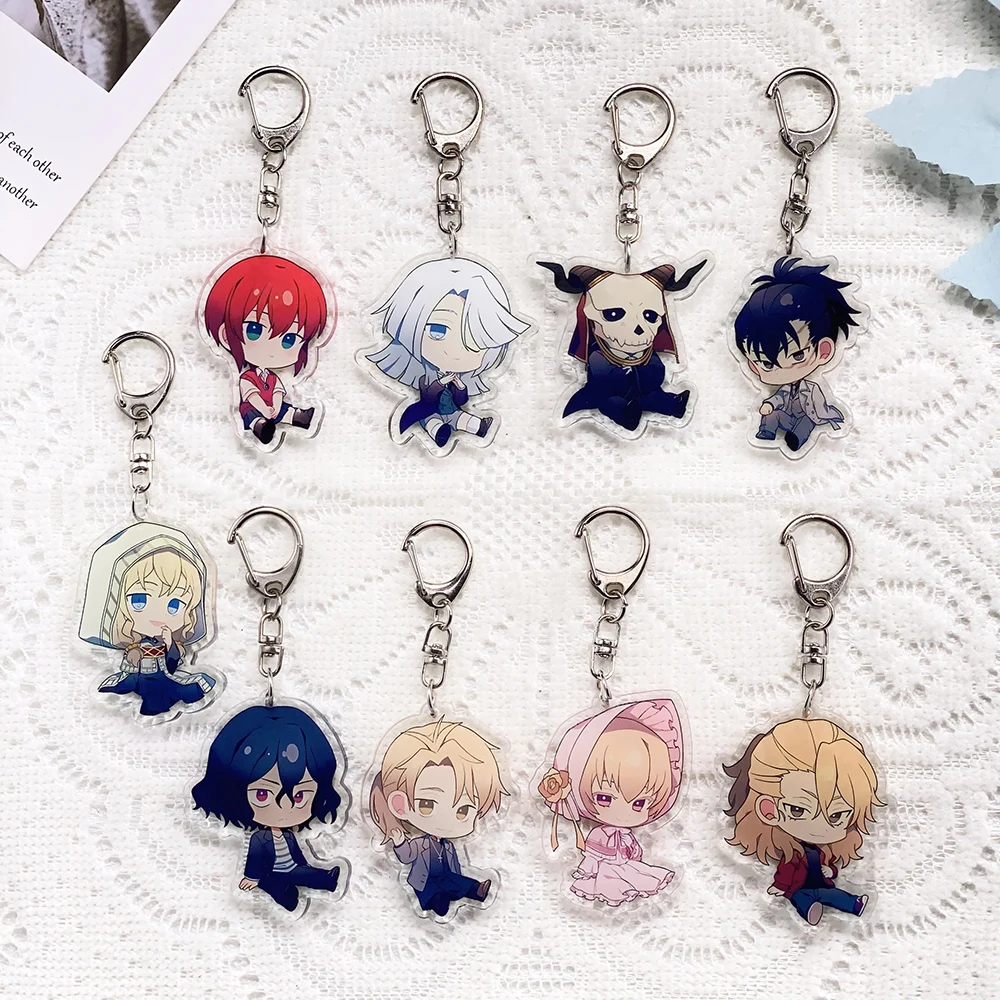 9Pcs Anime The Ancient Magus' Bride Keychain Acrylic Keyrings Bag Charms Cute Backpack Pendant Prop Decoration Friends Gifts
9Pcs Anime The Ancient Magus' Bride Keychain Acrylic Keyrings Bag Charms Cute Backpack Pendant Prop Decoration Friends Gifts