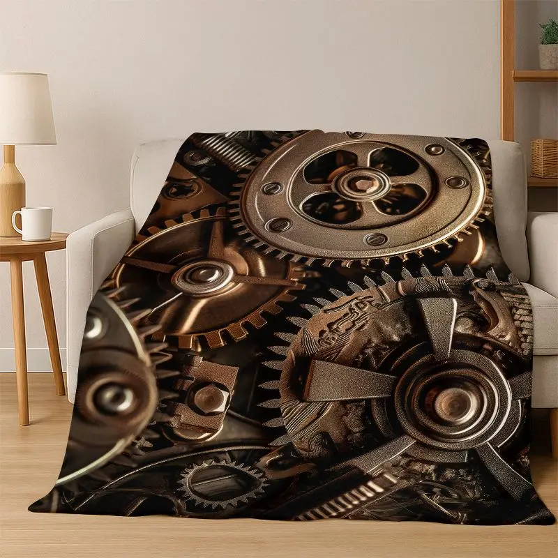 Retro Metal Mechanical Wheel Gear Flannel Blanket Soft Warm Blanket Throw Blanket for Bedroom Living Room Bed Travel Picnic Gift
Retro Metal Mechanical Wheel Gear Flannel Blanket Soft Warm Blanket Throw Blanket for Bedroom Living Room Bed Travel Picnic Gift