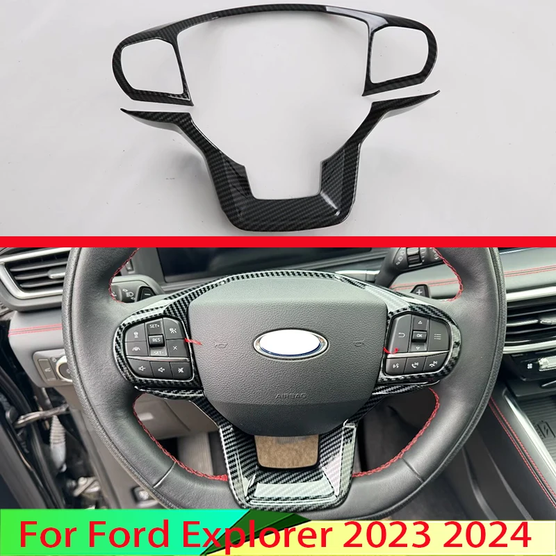 Автомобильные аксессуары для Ford Explorer 2023 2024 стильная панель рулевого колеса из углеродного волокна чехол рамка отделка вставка значок Молдинг
Автомобильные аксессуары для Ford Explorer 2023 2024 стильная панель рулевого колеса из углеродного волокна чехол рамка отделка вставка значок Молдинг