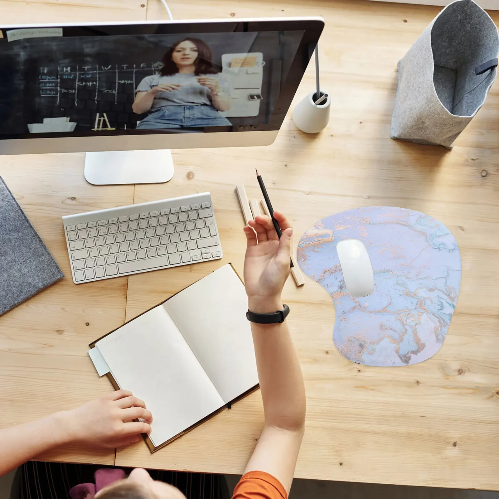 Ergonomic Marble Mousepad Wrist Rest Soft Memory Foam Non Slip Mouse Pad Computer Laptop Office Gaming Desk Mouse Mat
Ergonomic Marble Mousepad Wrist Rest Soft Memory Foam Non Slip Mouse Pad Computer Laptop Office Gaming Desk Mouse Mat