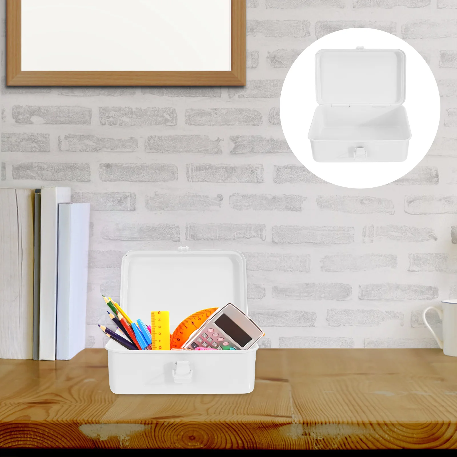 1pc Sturdy Storage Box Desktop Organizer Container For Stationery Cosmetics Jewelry Home Office Simple Sundries Box
1pc Sturdy Storage Box Desktop Organizer Container For Stationery Cosmetics Jewelry Home Office Simple Sundries Box