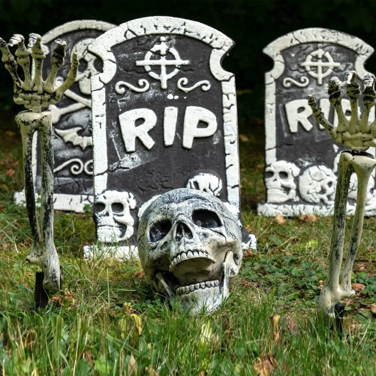 1Set Human Bones Plastic Sculptures Halloween Party Supplies Haunted House Decor Spooky Props
1Set Human Bones Plastic Sculptures Halloween Party Supplies Haunted House Decor Spooky Props
