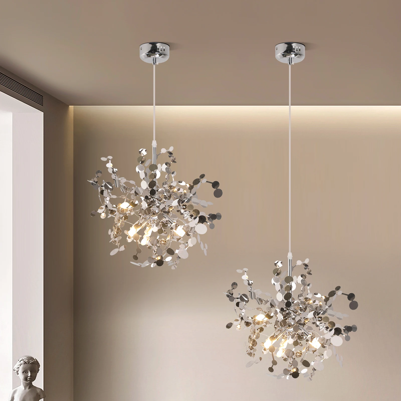 Nordic Simple Creative Stainless Steel Pendant Lamp Indoor Dcora Classic Vintage Gold LED Chandelier Lighting Fixture forBedroom
Nordic Simple Creative Stainless Steel Pendant Lamp Indoor Dcora Classic Vintage Gold LED Chandelier Lighting Fixture forBedroom