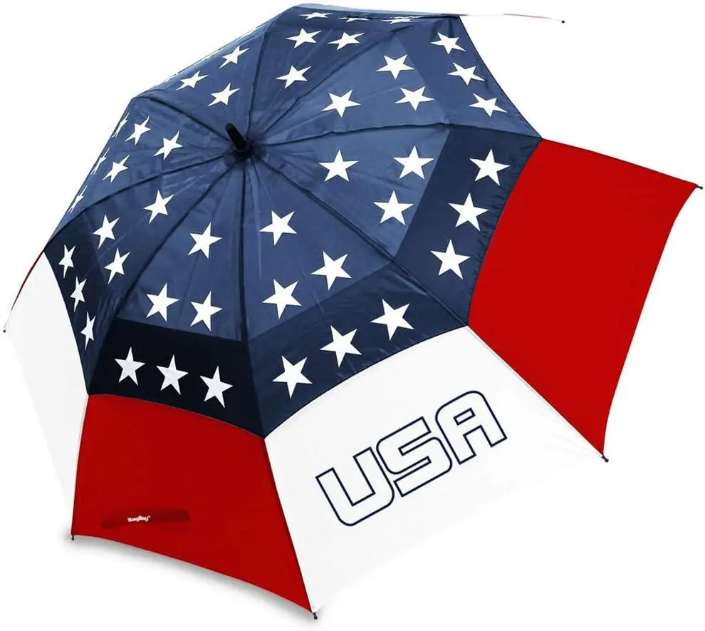 USA Themed Windproof Umbrella, 62" Double Vented, Non-Slip Grip
USA Themed Windproof Umbrella, 62" Double Vented, Non-Slip Grip
