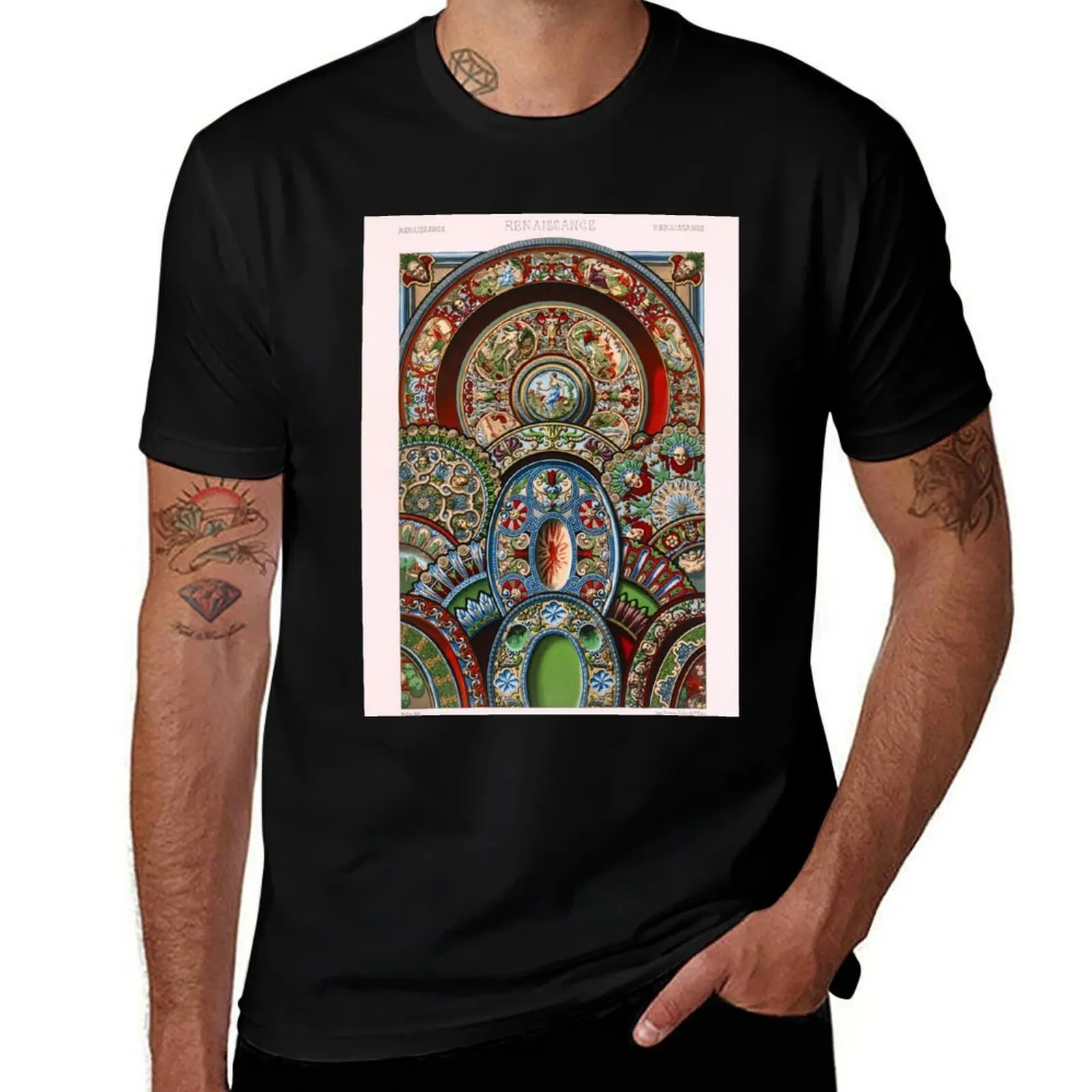 L'ornement Polychrome geometric Renaissance pattern textile print by Albert Racine T-Shirt summer clothes funny t shirts men
L'ornement Polychrome geometric Renaissance pattern textile print by Albert Racine T-Shirt summer clothes funny t shirts men