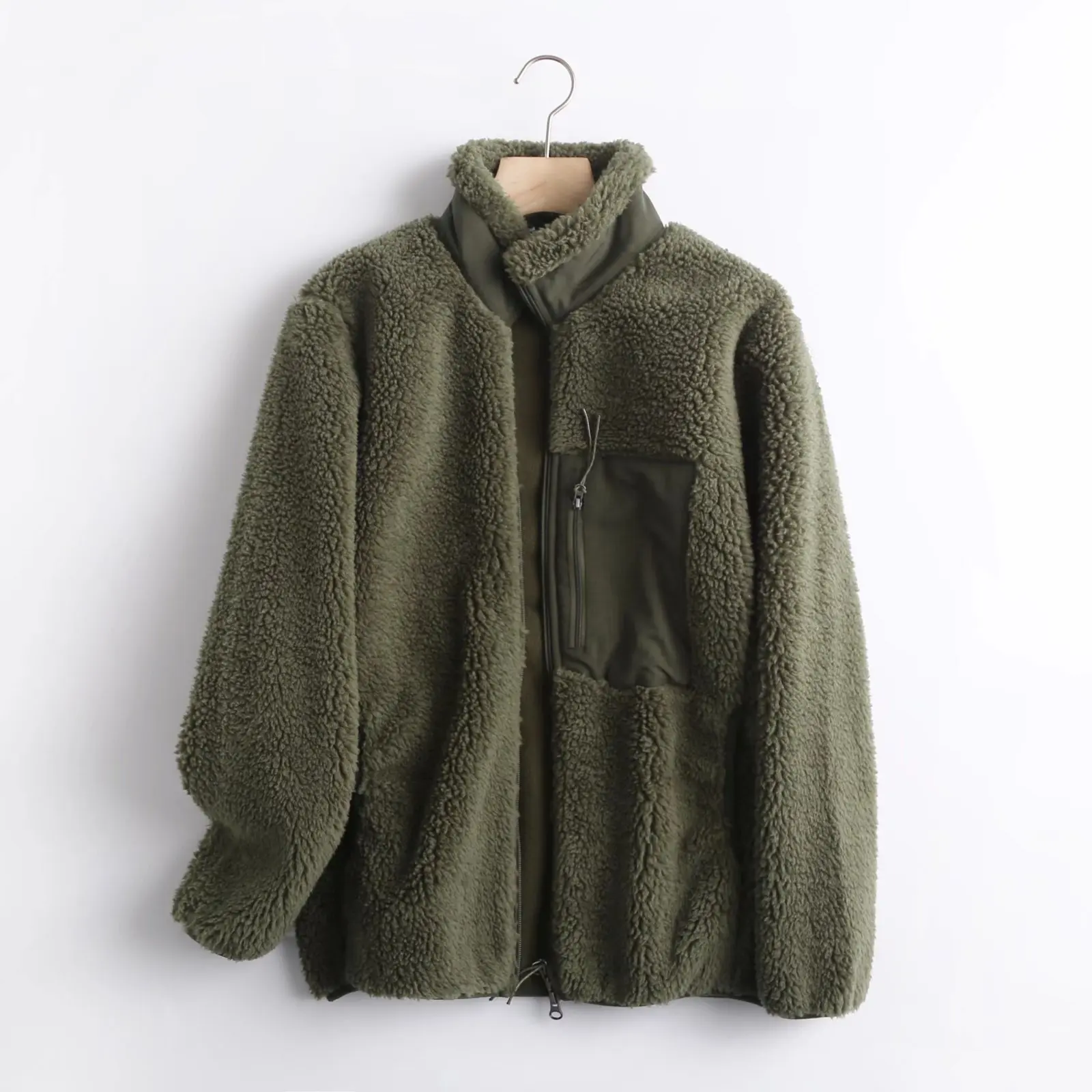 Coat Women Winter Jacket Men's and Women's Windproof Fleece Jacket Long-sleeved Stand-up Collar Warm Fleece Jacket
Coat Women Winter Jacket Men's and Women's Windproof Fleece Jacket Long-sleeved Stand-up Collar Warm Fleece Jacket