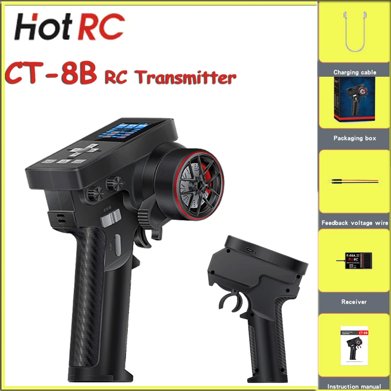 HOTRC CT-8B 8-канальный передатчик 2,4 ГГц CT8B пульт дистанционного управления с приемником F-08A для радиоуправляемых альпинистских автомобилей, дрифта, лодок, кораблей, моделей танков
HOTRC CT-8B 8-канальный передатчик 2,4 ГГц CT8B пульт дистанционного управления с приемником F-08A для радиоуправляемых альпинистских автомобилей, дрифта, лодок, кораблей, моделей танков