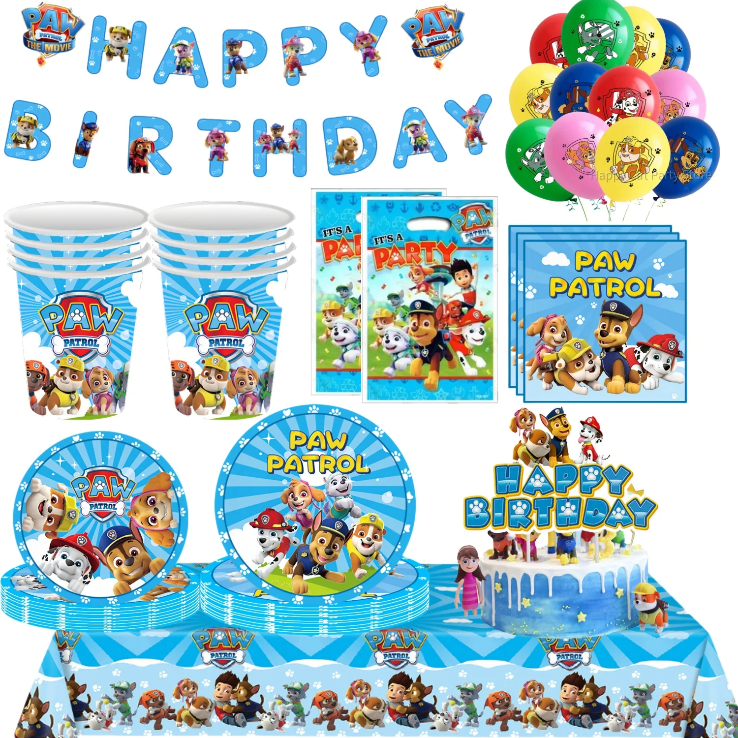 Paw Patrol Boy Birthday Decoration 3rd Birthday Party Paw Patrol Birthday Kit Tablecloth Plate Cup Baby Shower Boys Party Favors
Paw Patrol Boy Birthday Decoration 3rd Birthday Party Paw Patrol Birthday Kit Tablecloth Plate Cup Baby Shower Boys Party Favors