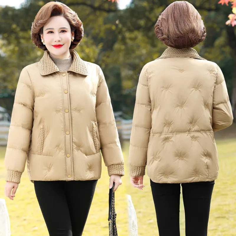 Middle Aged Women Autumn Winter Cotton Jackets New Thick Warm Short Outerwear Parkas Mother Plus Velvet Lamb Coats
Middle Aged Women Autumn Winter Cotton Jackets New Thick Warm Short Outerwear Parkas Mother Plus Velvet Lamb Coats