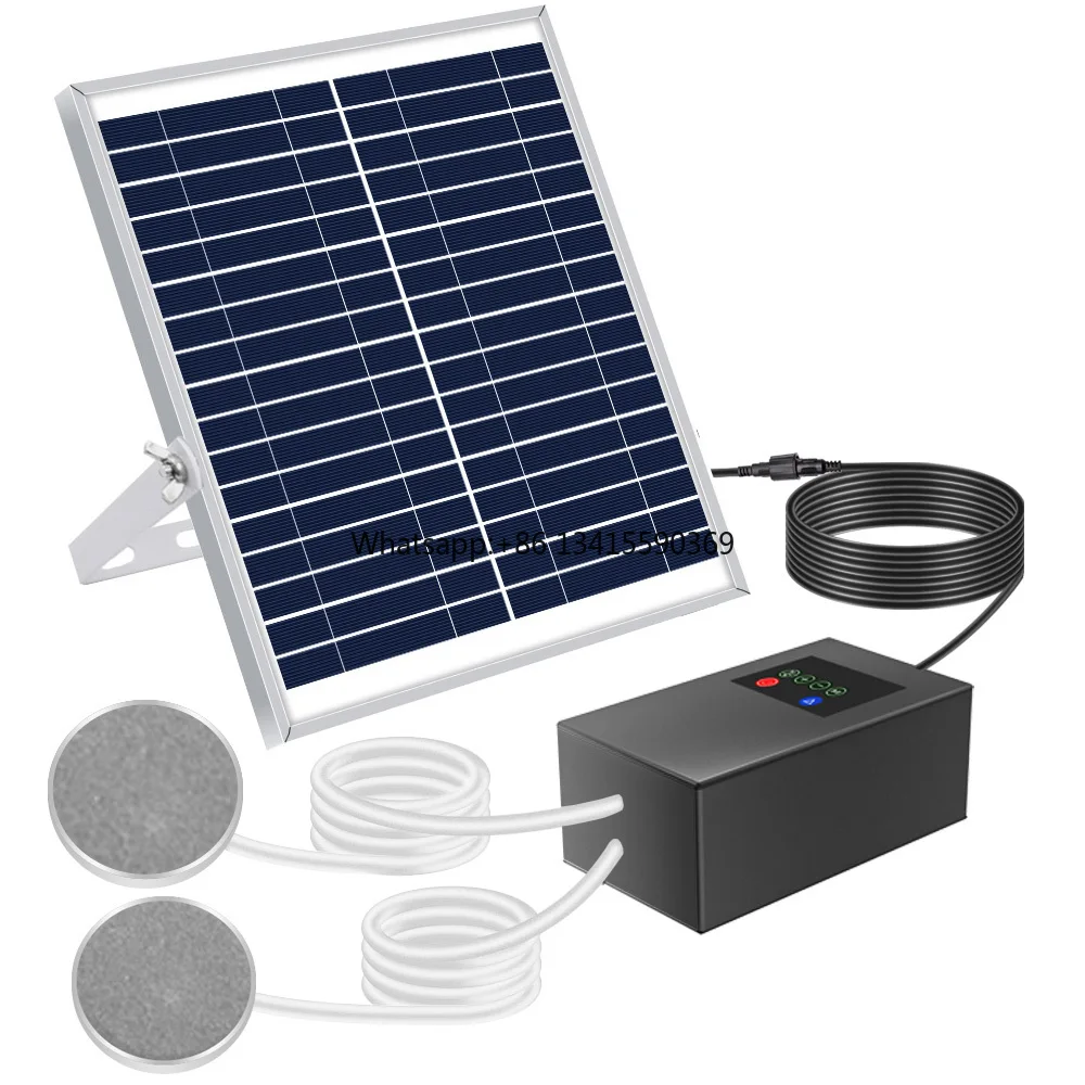 30 W Solar Panel Powered Outdoor Working Time up 11-22 Hours Fish Tank Auto Offering Oxygen with 2 Air Pump
30 W Solar Panel Powered Outdoor Working Time up 11-22 Hours Fish Tank Auto Offering Oxygen with 2 Air Pump