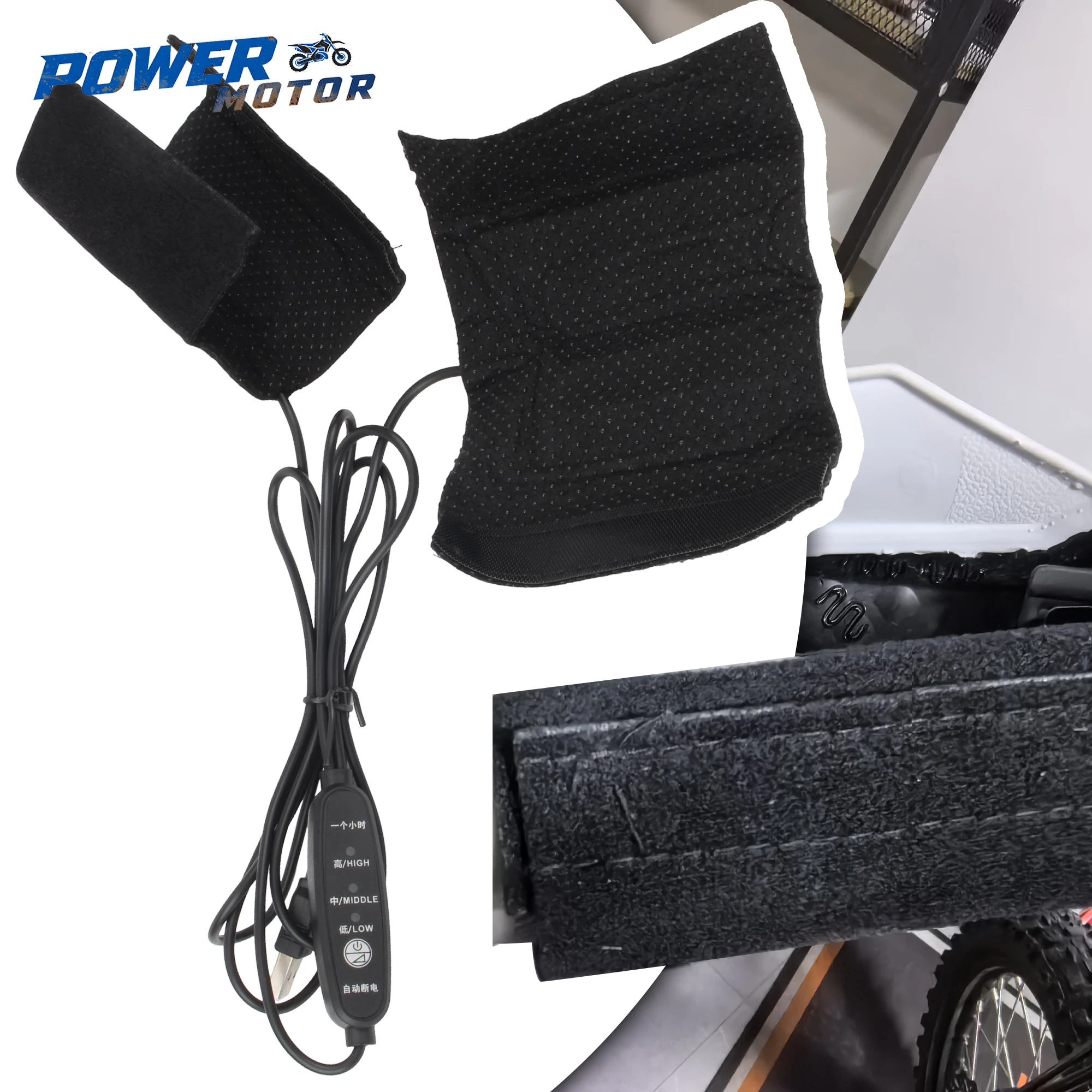 48-72V 3 Gears Plug USB Motorcycle Electric Heating Handlebar Cover For ATV Scooter ADV Heated Handgrip Handle Cover Accessories
48-72V 3 Gears Plug USB Motorcycle Electric Heating Handlebar Cover For ATV Scooter ADV Heated Handgrip Handle Cover Accessories