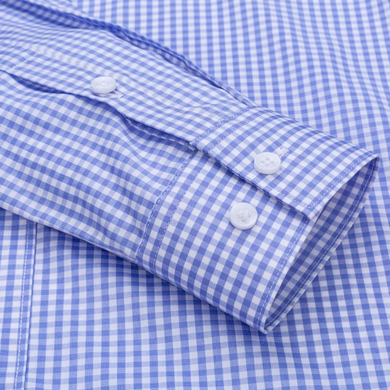 New Plaid stripe Men's Long Sleeve Shirt Work blue White Men Shirt Bamboo Fiber Long Sleeve Anti-wrinkle Fashion Casual Business
New Plaid stripe Men's Long Sleeve Shirt Work blue White Men Shirt Bamboo Fiber Long Sleeve Anti-wrinkle Fashion Casual Business