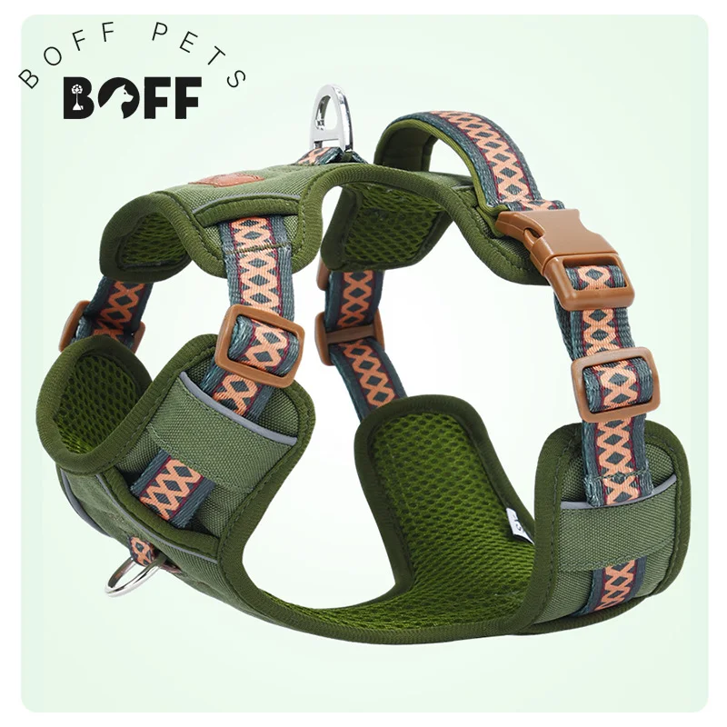 BOFFPETS Dog harness No-Pull Reflective Pet Harness with Escape-Proof Leash Leather Padded Design for Medium Leather Dog Harnes
BOFFPETS Dog harness No-Pull Reflective Pet Harness with Escape-Proof Leash Leather Padded Design for Medium Leather Dog Harnes