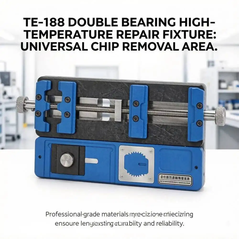 Double Bearing Positioning Fixture Heat Resistant Universal Chip Alignment Platform for Rework Mobile Logic Board Repair Tool
Double Bearing Positioning Fixture Heat Resistant Universal Chip Alignment Platform for Rework Mobile Logic Board Repair Tool