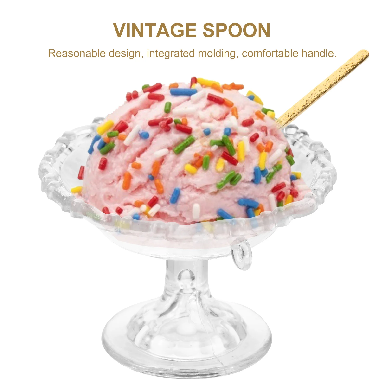 1Set Gold Vintage Stainless Steel Dessert Spoon Set Rustproof Ice Cream Fruit Scoop Watermelon Spoon Fruit Scoop 
1Set Gold Vintage Stainless Steel Dessert Spoon Set Rustproof Ice Cream Fruit Scoop Watermelon Spoon Fruit Scoop