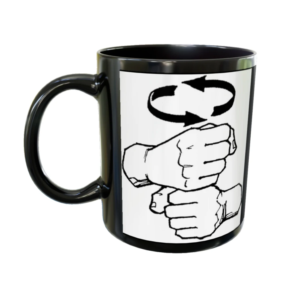 Coffee ASL Black Ceramics Coffee Mugs Tea Cup Milk Cups Gifts Drinkware Coffeeware 11oz/325ML
Coffee ASL Black Ceramics Coffee Mugs Tea Cup Milk Cups Gifts Drinkware Coffeeware 11oz/325ML