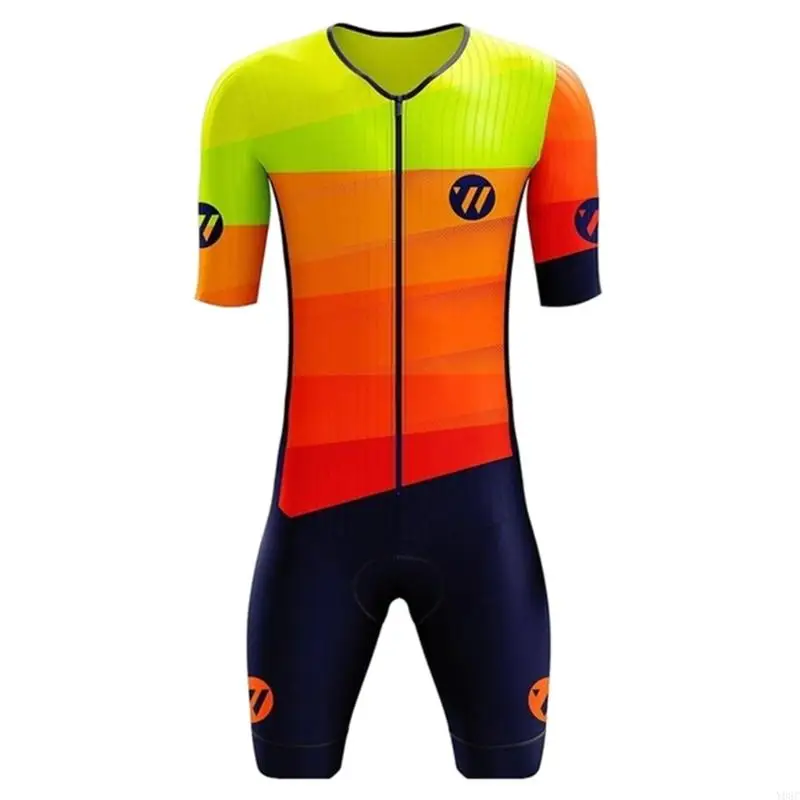 Y08C Men's Integrated Cycling Apparels Moisture Wicking Bike Suit Triathlons Skinsuit
Y08C Men's Integrated Cycling Apparels Moisture Wicking Bike Suit Triathlons Skinsuit
