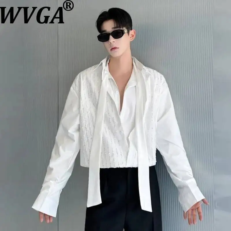 WVGA Spring Autumn New Men High-end Sequined Shirts Long-sleeved Trendy Korean Style Versatile Ncihe Chic Casual Tops Ins W23651
WVGA Spring Autumn New Men High-end Sequined Shirts Long-sleeved Trendy Korean Style Versatile Ncihe Chic Casual Tops Ins W23651