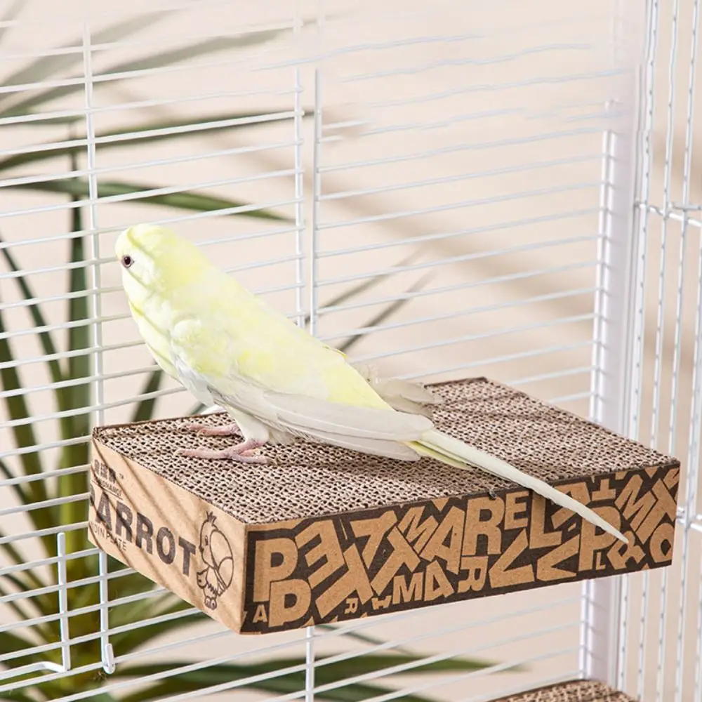 Thickened Parrot Cardboard Platform Wear Resistant Bite Resistant Bird Climbing Ladder Double Sided Parakeet Cage Perch
Thickened Parrot Cardboard Platform Wear Resistant Bite Resistant Bird Climbing Ladder Double Sided Parakeet Cage Perch