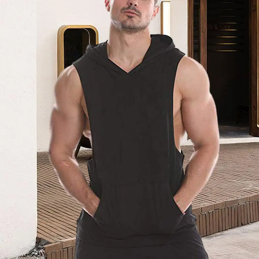 Men Hoodie Vest Hooded Sleeveless Solid Color Summer Sweatshirt Loose Breathable Fabric Pullover Sport Vest Streetwear Outfits
Men Hoodie Vest Hooded Sleeveless Solid Color Summer Sweatshirt Loose Breathable Fabric Pullover Sport Vest Streetwear Outfits
