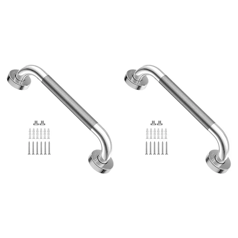ABLN-2X 12-Inch Non-Slip Shower Grab Bar Chrome-Plated Stainless Steel Bathroom Grab Bar With Textured Handle
ABLN-2X 12-Inch Non-Slip Shower Grab Bar Chrome-Plated Stainless Steel Bathroom Grab Bar With Textured Handle