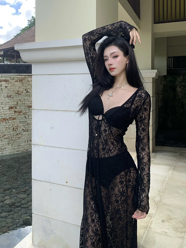 Новинка: комплект бикини из трех предметов, очень красивый, сексуальный, класса люкс, для отдыха на острове и горячих источников, купальник для отпуска
Новинка: комплект бикини из трех предметов, очень красивый, сексуальный, класса люкс, для отдыха на острове и горячих источников, купальник для отпуска