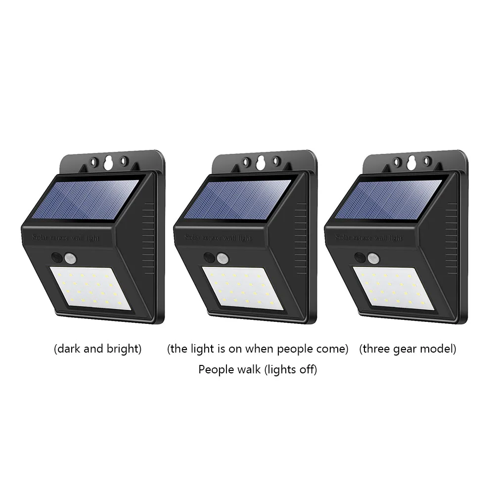 20 LED Solar Powered Outdoor Wall Light Motion Sensor Courtyard Decoration Lamp for Outdoor Garden Patio Accessory
20 LED Solar Powered Outdoor Wall Light Motion Sensor Courtyard Decoration Lamp for Outdoor Garden Patio Accessory
