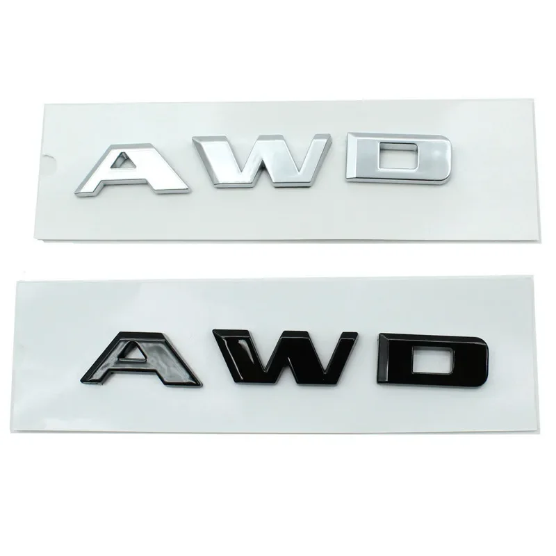 1pc 3D ABS Black/Sliver AWD Logo Emblem Sticker Rear Badge Car Decal for 25T 28T 40T Car Decoration Accessories
1pc 3D ABS Black/Sliver AWD Logo Emblem Sticker Rear Badge Car Decal for 25T 28T 40T Car Decoration Accessories