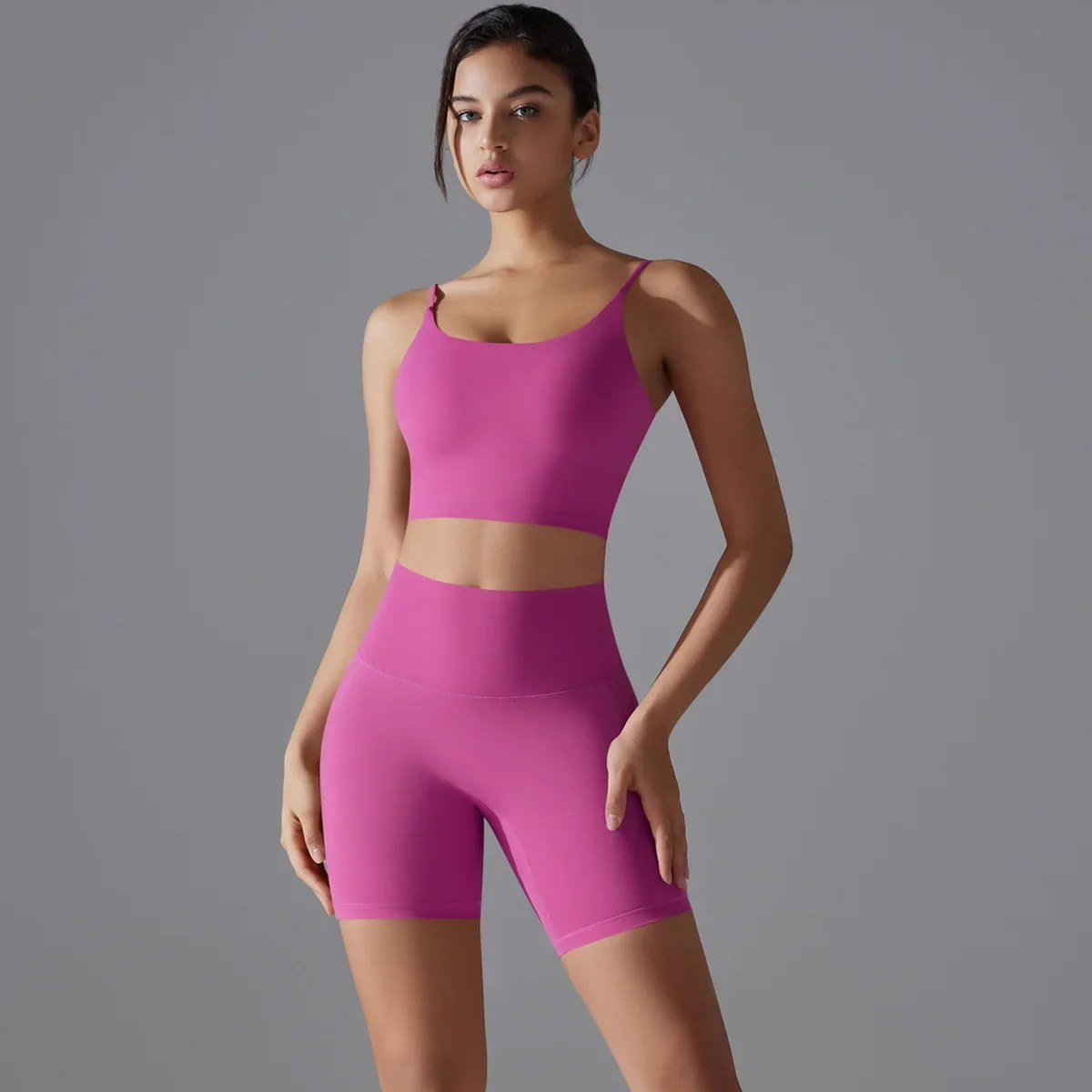 Seamless Yoga Sets Sports Fitness High Waist Hip Lift Tight Yoga Sports Bra Shorts Set Running Workout Gym Tracksuits for Women
Seamless Yoga Sets Sports Fitness High Waist Hip Lift Tight Yoga Sports Bra Shorts Set Running Workout Gym Tracksuits for Women