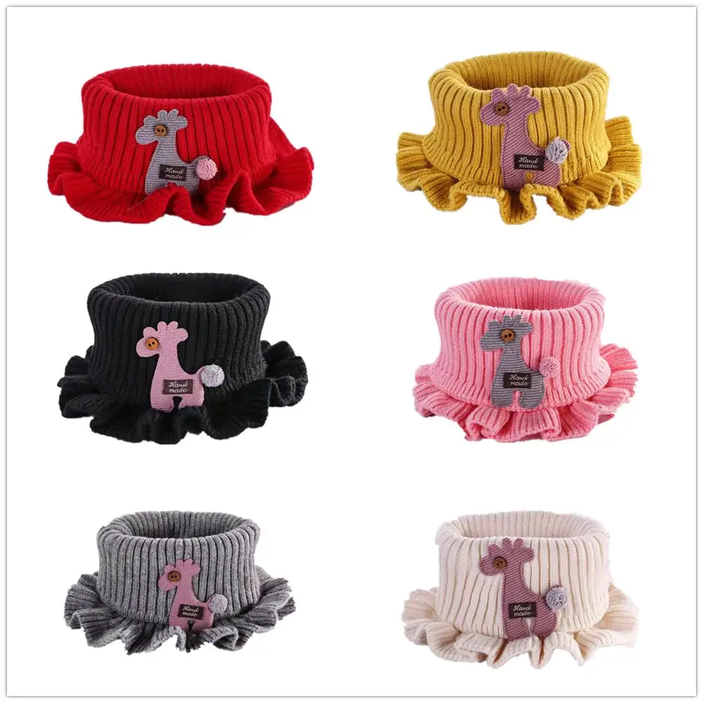 New Circle Winter Warmer Collar Cartoon Knitted Knitted Scarf Giraffe Ruffle Neck 0-7 Years
New Circle Winter Warmer Collar Cartoon Knitted Knitted Scarf Giraffe Ruffle Neck 0-7 Years