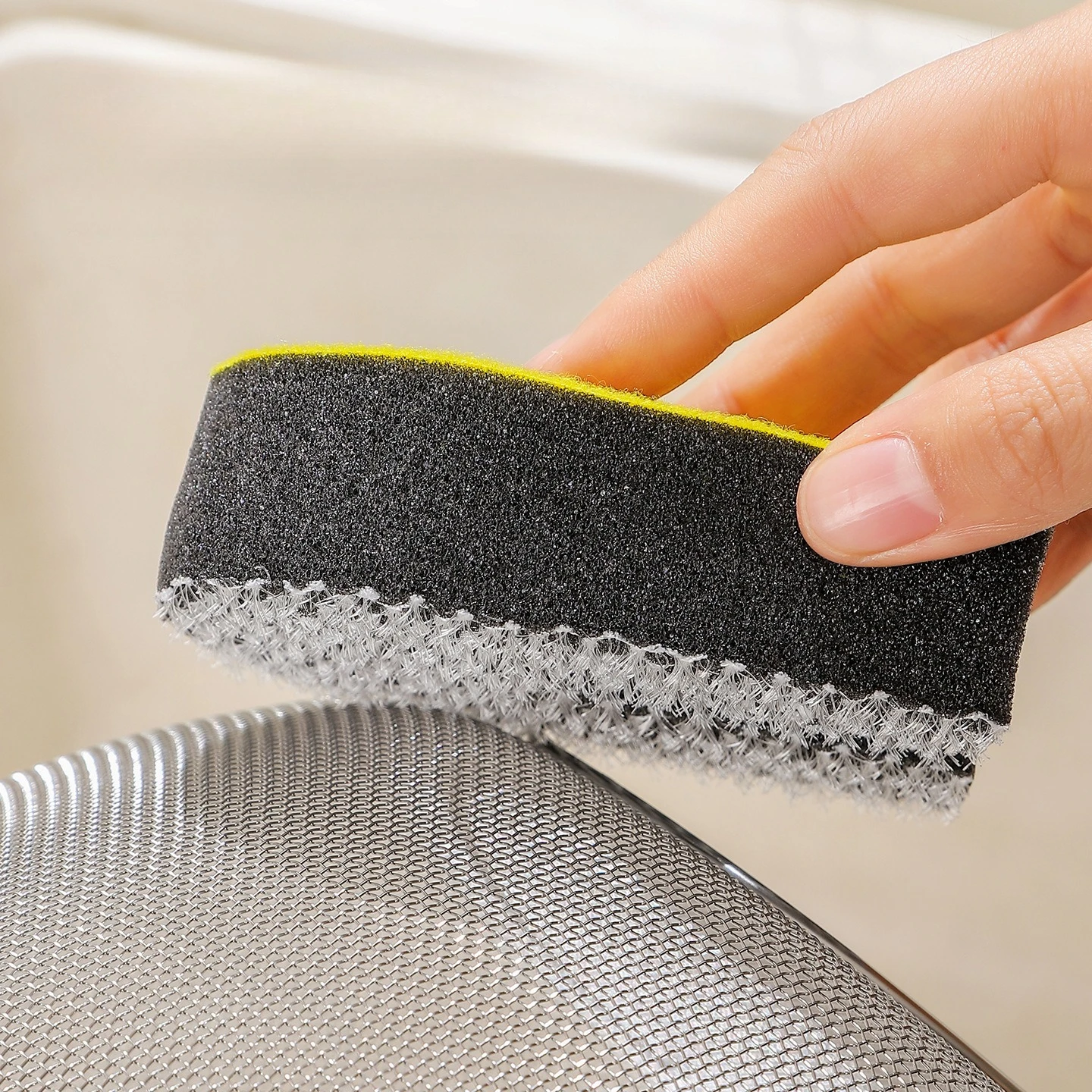 U-shaped double-sided sponge wipe, kitchen dishwashing magic wipe,sink cutting board cleaning brush,mesh multi-purpose gap brush
U-shaped double-sided sponge wipe, kitchen dishwashing magic wipe,sink cutting board cleaning brush,mesh multi-purpose gap brush