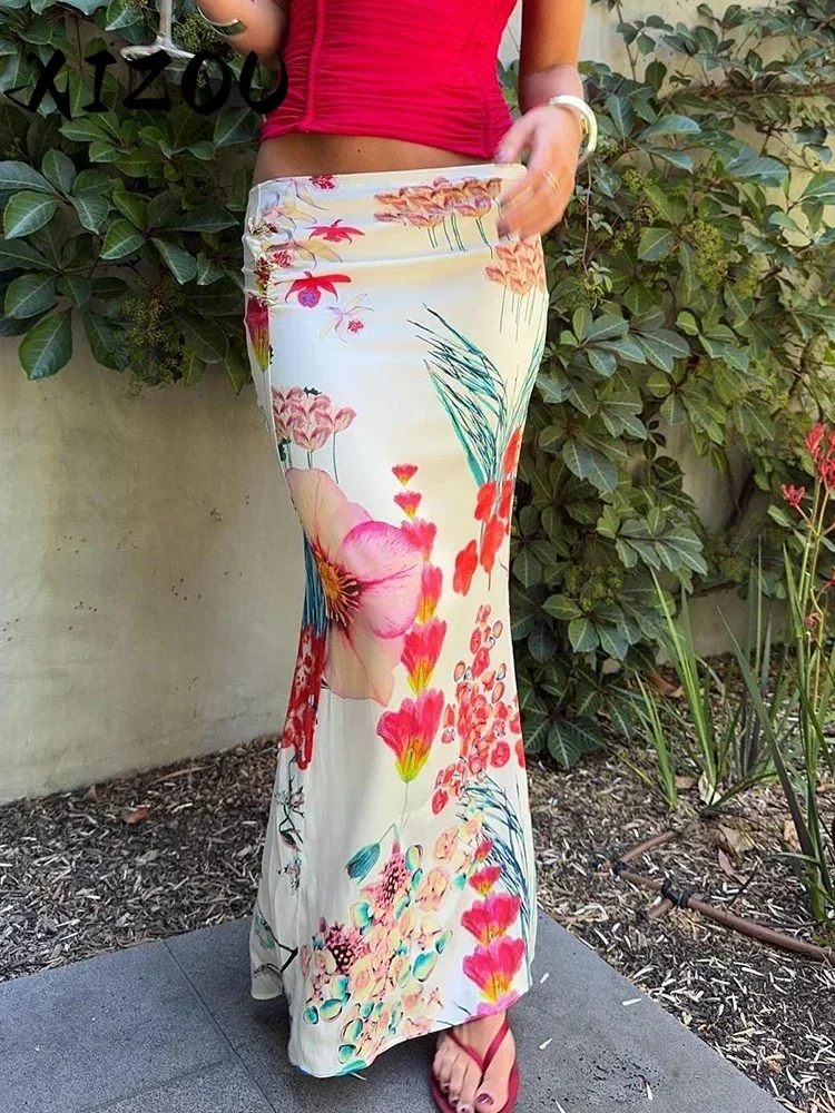 XIZOU Colorful Print Skirts Women 2025 New Trend Ruched Peach Hip Casual Simple Bottoms Summer Fashion Stretch Streetwear
XIZOU Colorful Print Skirts Women 2025 New Trend Ruched Peach Hip Casual Simple Bottoms Summer Fashion Stretch Streetwear