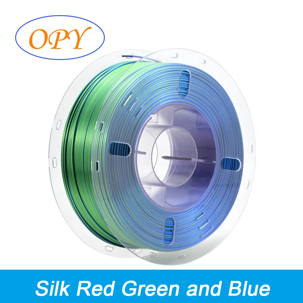 Opy Silk Pla Rainbow Filament 1.75 Mm 3D Print Material 1Kg 10M 100G Sample Gold Silver Copper Candy Macaron Tricolor Filament
Opy Silk Pla Rainbow Filament 1.75 Mm 3D Print Material 1Kg 10M 100G Sample Gold Silver Copper Candy Macaron Tricolor Filament