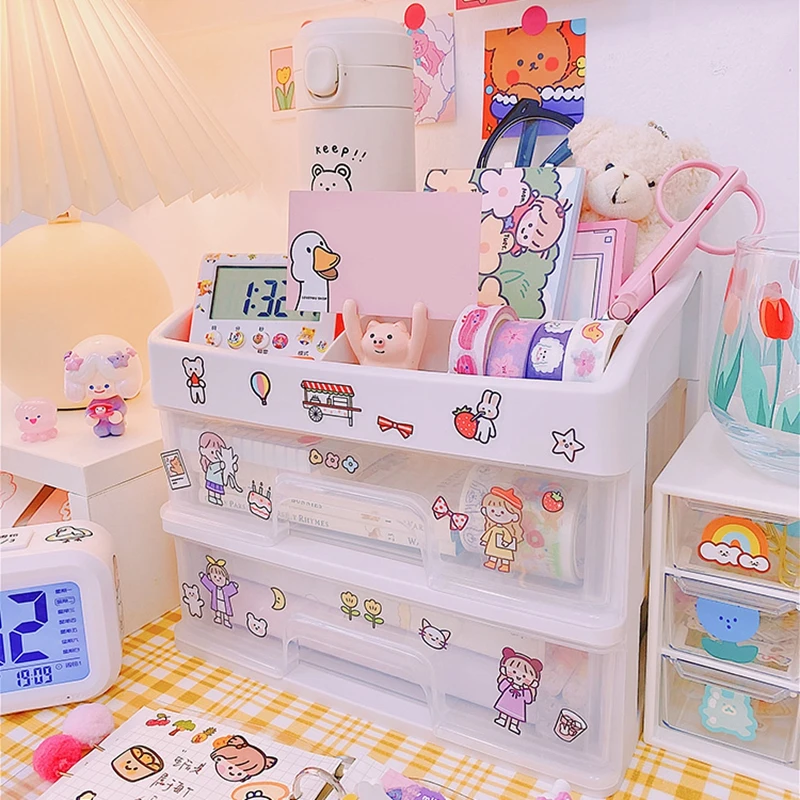 Прозрачный ящик Kawaii большой емкости, коробка для хранения, держатель для ручек, школьные милые офисные канцелярские принадлежности, Настольный Органайзер
Прозрачный ящик Kawaii большой емкости, коробка для хранения, держатель для ручек, школьные милые офисные канцелярские принадлежности, Настольный Органайзер