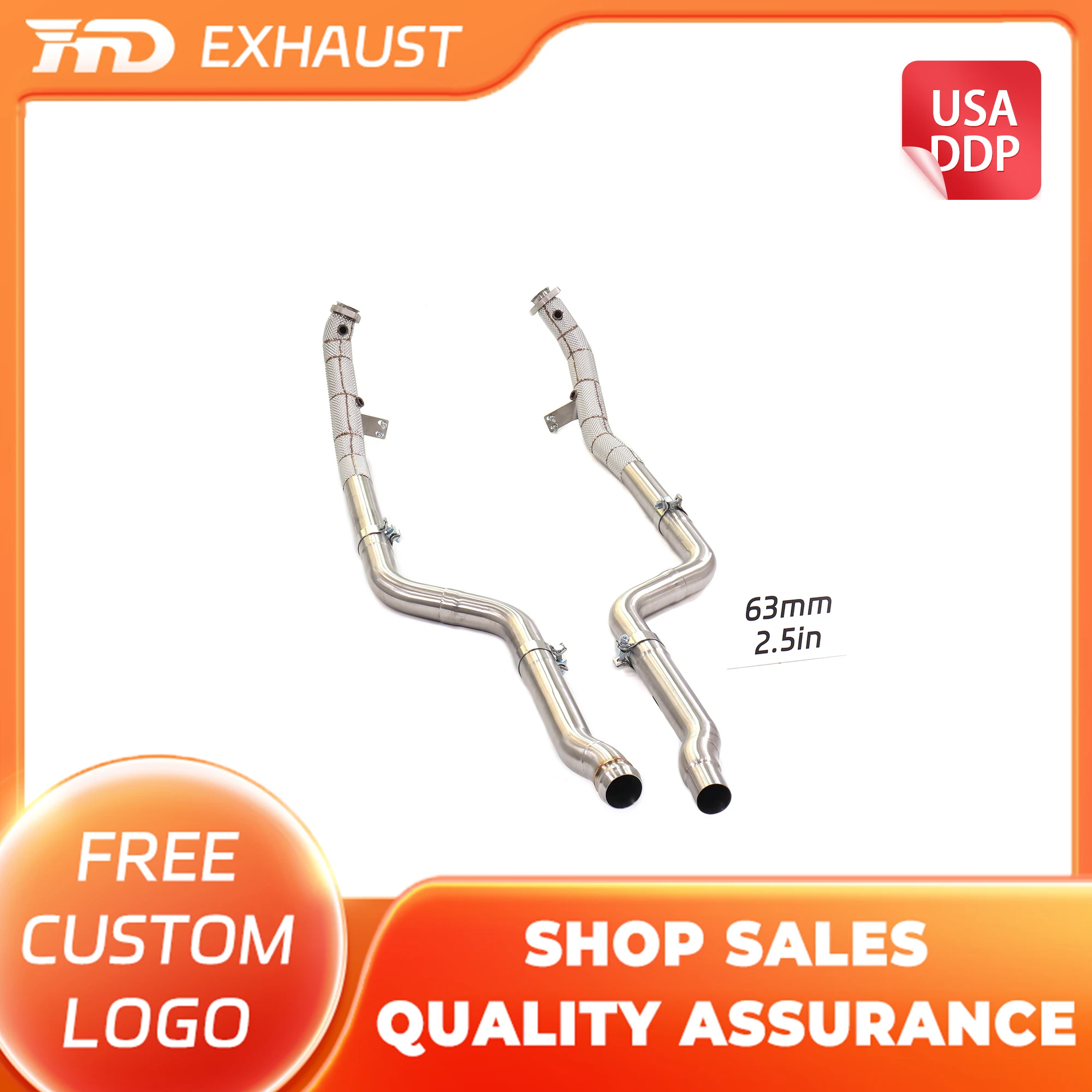 HMD Hot Sales Exhaust Performance Downpipe for Mercedes Benz CLS350 W218 3.5L Car Accessories With Catalytic
HMD Hot Sales Exhaust Performance Downpipe for Mercedes Benz CLS350 W218 3.5L Car Accessories With Catalytic