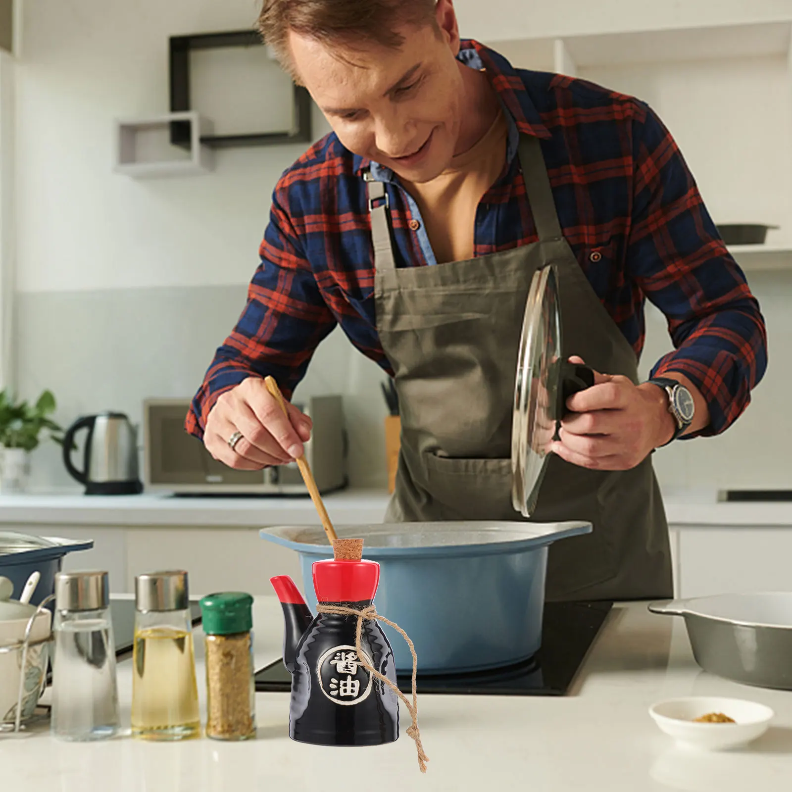 Контейнер для соевого соуса, керамическая бутылка для приправ, банка для уксуса в японском стиле, легкий контроль дозирования, инструмент для приготовления пищи
Контейнер для соевого соуса, керамическая бутылка для приправ, банка для уксуса в японском стиле, легкий контроль дозирования, инструмент для приготовления пищи