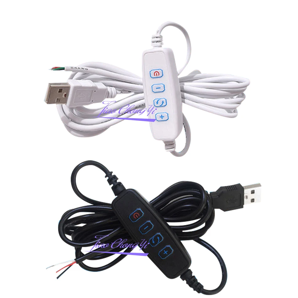 USB DC5V LED Dimmer Port Power Supply Line Dimming Color matching Extension Cable With ON OFF Switch Adapter For LED Light Bulb
USB DC5V LED Dimmer Port Power Supply Line Dimming Color matching Extension Cable With ON OFF Switch Adapter For LED Light Bulb