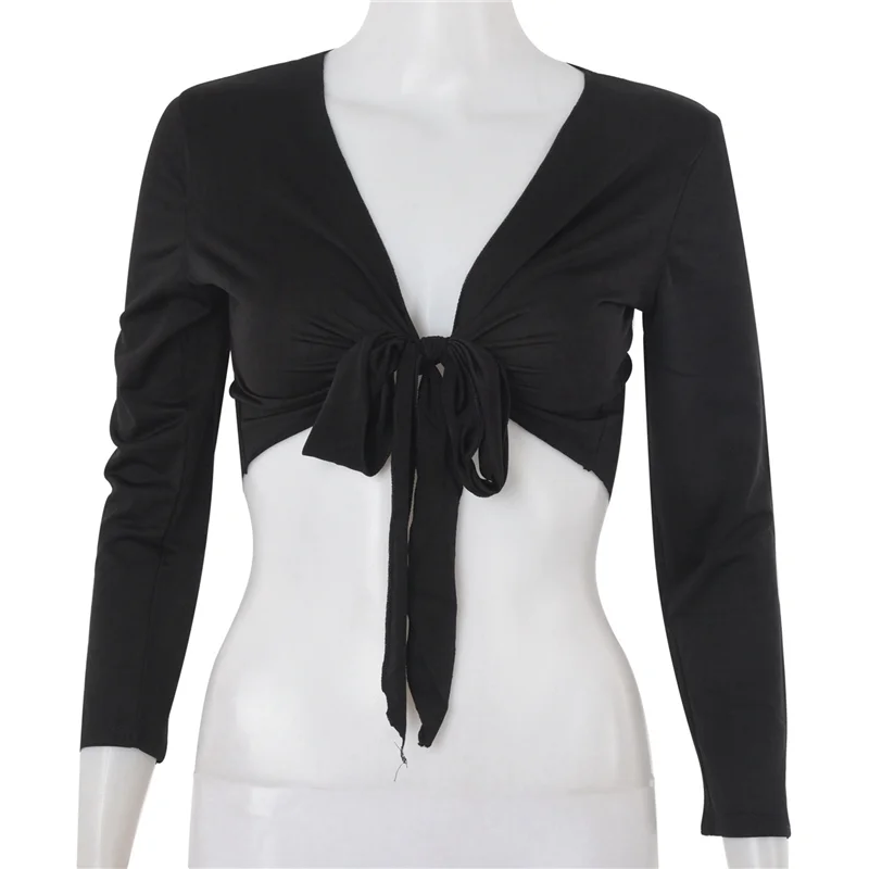 3X LADIES LONG SLEEVE TIE UP CROP SHRUG WOMENS WRAP BOLERO CARDIGAN TOP - Black
3X LADIES LONG SLEEVE TIE UP CROP SHRUG WOMENS WRAP BOLERO CARDIGAN TOP - Black