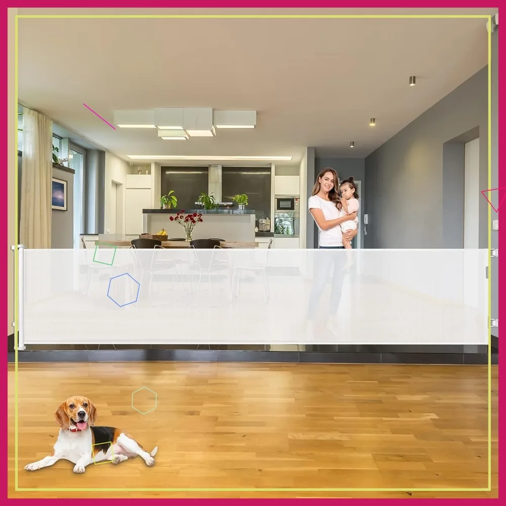 110 Inch Extra Wide Retractable Baby Gate for Large Openings, Dog Gate for Doorways, Stairs, Indoor/Outdoor
110 Inch Extra Wide Retractable Baby Gate for Large Openings, Dog Gate for Doorways, Stairs, Indoor/Outdoor