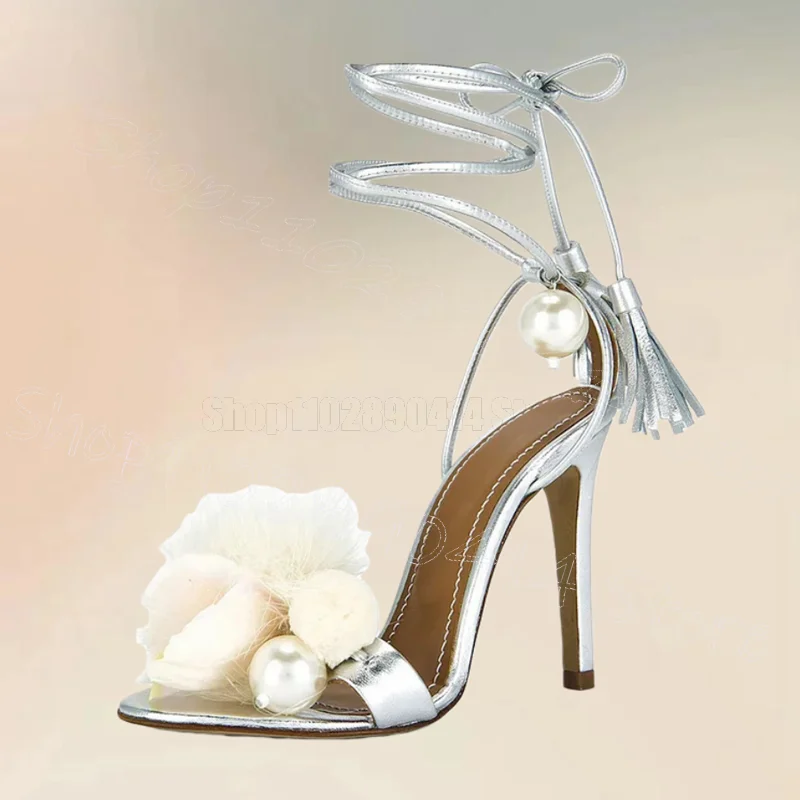 White Mesh Flower Beads Design Twine Sandals Lace Up Women Shoes Thin High Heels Open Toe Party Dating 2026 Zapatos Para Mujere
White Mesh Flower Beads Design Twine Sandals Lace Up Women Shoes Thin High Heels Open Toe Party Dating 2026 Zapatos Para Mujere