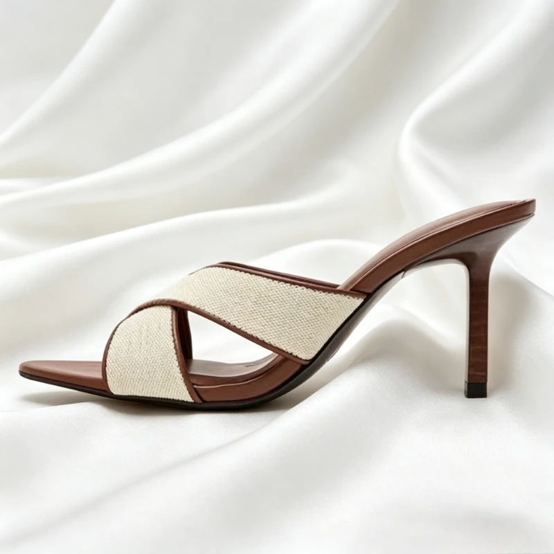 Elegant Patchwork Cross-Tied Women Slippers Sexy Open Toe Heeled Sandals for Ladies Summer Comfortable Street Style Women Shoes
Elegant Patchwork Cross-Tied Women Slippers Sexy Open Toe Heeled Sandals for Ladies Summer Comfortable Street Style Women Shoes