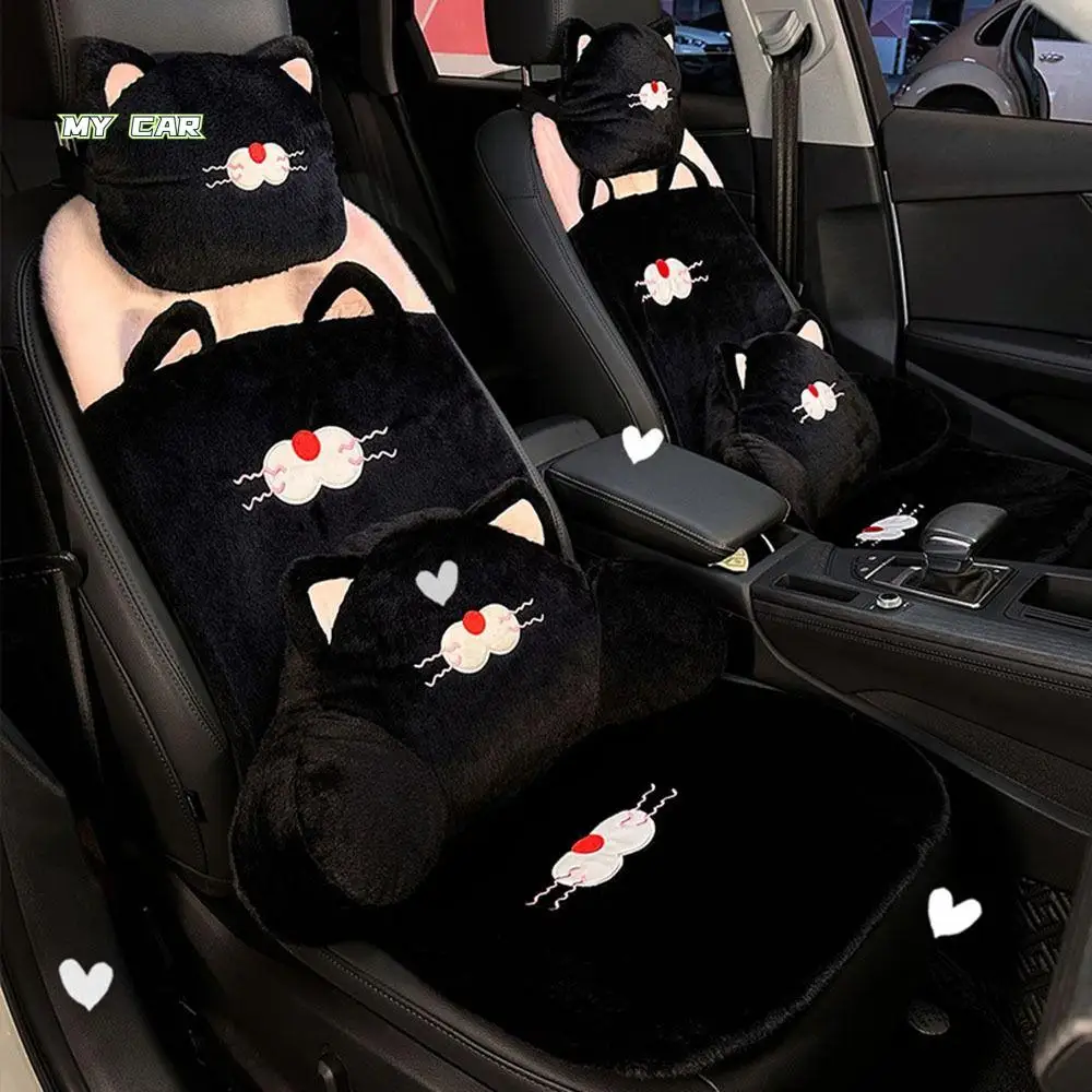 Car Interior Decoration Cartoon Cat Car Headrest Comfortable Plush Car Seat Decoration Cute Black Plush Seat Cushion Headrest
Car Interior Decoration Cartoon Cat Car Headrest Comfortable Plush Car Seat Decoration Cute Black Plush Seat Cushion Headrest