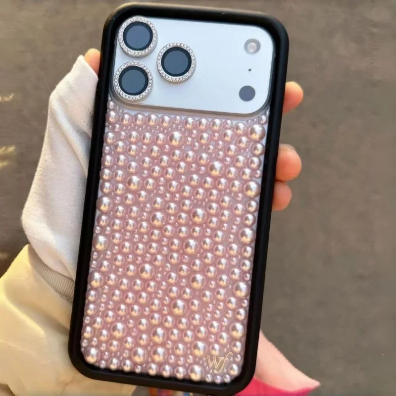 Wildflower INS 3D Flash pink white pearl Sparkling Phone Case for iPhone 16 15 14 13 17 Pro Max Plus WF Cover
Wildflower INS 3D Flash pink white pearl Sparkling Phone Case for iPhone 16 15 14 13 17 Pro Max Plus WF Cover