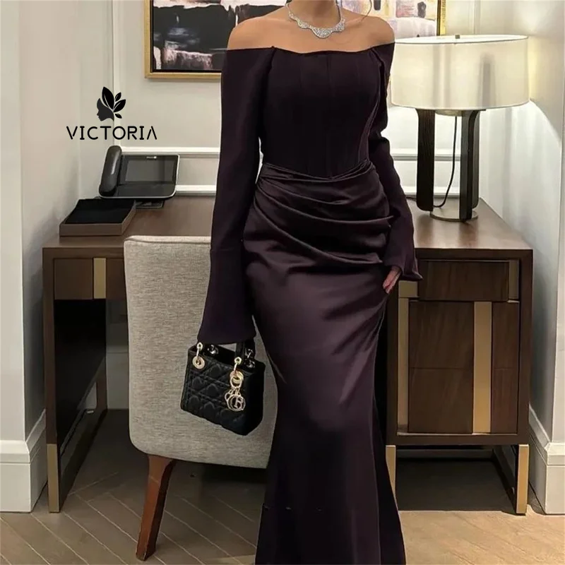 Темно-бордовые элегантные роскошные вечерние платья 2025 года, женское вечернее платье с длинными рукавами, женское свадебное платье по индивидуальному заказу
Темно-бордовые элегантные роскошные вечерние платья 2025 года, женское вечернее платье с длинными рукавами, женское свадебное платье по индивидуальному заказу